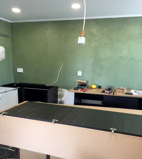 Keittiö ja kylppärit siintävät silmissäin