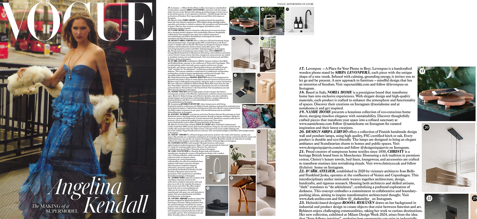 BRITISH VOGUE has arrived in Finland!